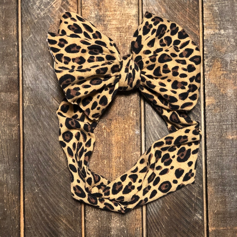 Cheetah Head Wrap